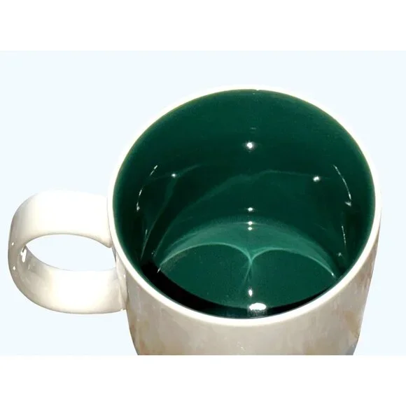 Starbucks Atlanta Collector Series City Mug 16 Oz 2009 Green Interior Skyline Ga - Picture 7 of 8